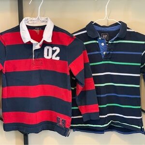 Boys Long sleeve collared shirts (sold together)